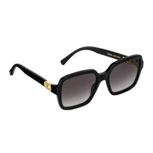 Louis Vuitton Flower Edge Round Sunglasses Light Tortoisehell Plastic. Size E